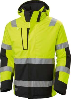 HELLY HANSEN Winter Arbeitsjacke ALNA warngelb/ebony