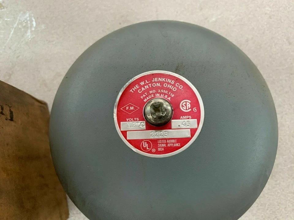 NUEVO W.L. JENKINS 12VDC. SUPERING BELL 2223 Foto 4 de 4