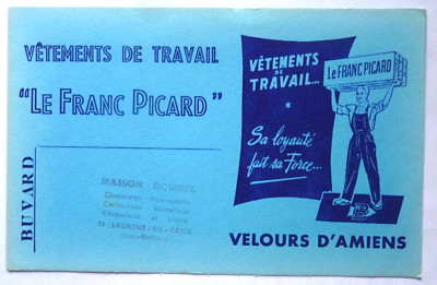 BUVARD -LE FRANC PICARD VELOURS D'AMIENS ARBEITSKLEIDUNG ST LAURENT-EN-CAUX