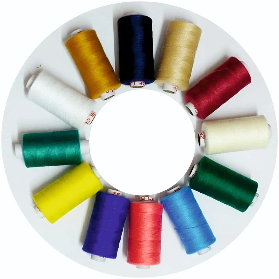 Polyester Sewing Threads Spools for Machine & Hand Stitching Tailoring 24Pcs - Image 4 of 4
