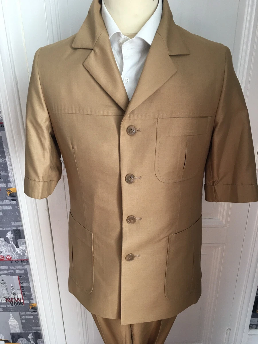 Costume Homme Saharienne Camel Deux Pi ces taille 48 livraison