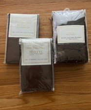 HOTEL COLLECTION mocha dust ruffle  2 shams