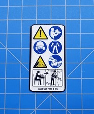 Stihl Arborist Pictograph/ Decal / Sticker 0000 967 7257, 00009677257