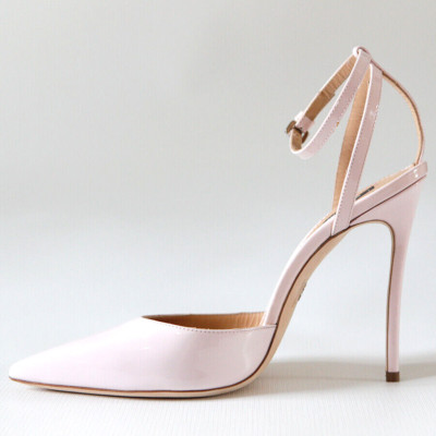 DSQUARED2 | High Heels Leder Sling Back Pumps Vernice | 41 | 12 cm | NP 651 EUR
