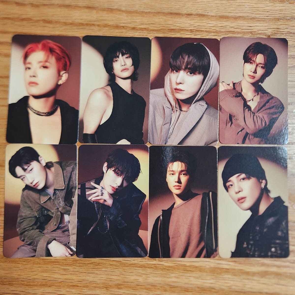 OT8 Image Card Set Photocard Ateez 10th Mini Golden Hour
