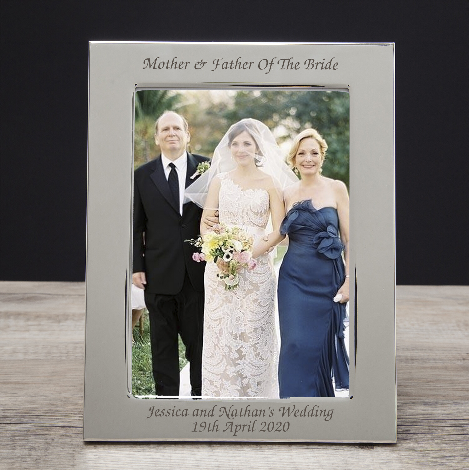 Personalised Mother And Father of the Bride Photo Frames Wedding