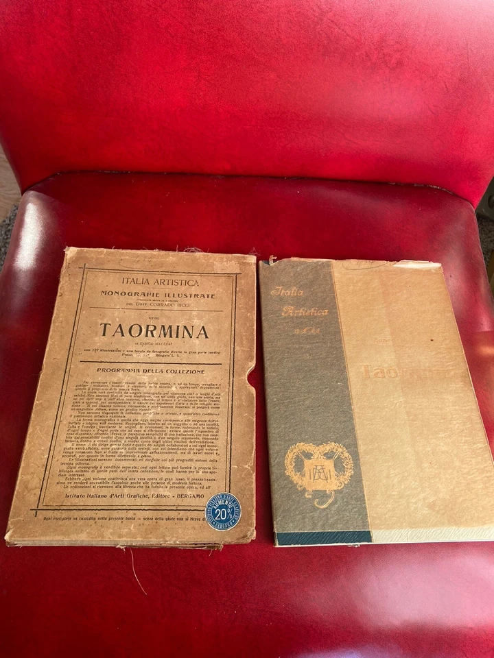 Italia Artistica TAORMINA Monografie Illustrate XXVIII Enrich Mauceri Bergamo 28 - Image 3 of 4