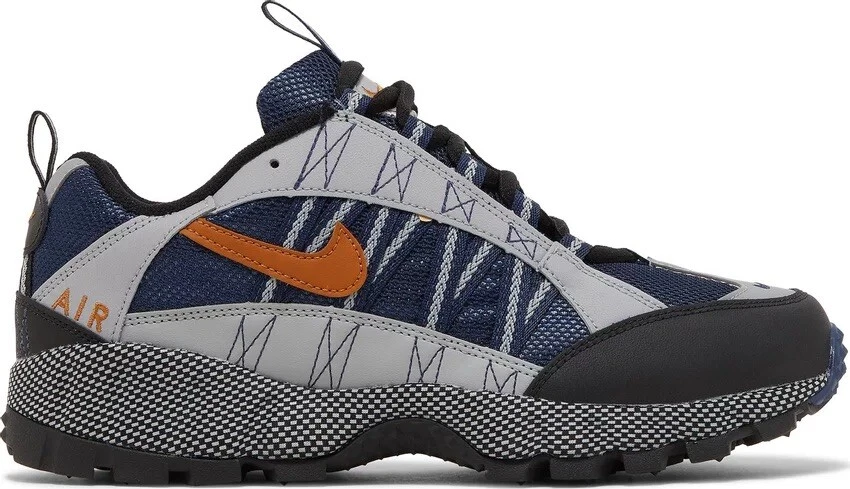 Nike Air Humara QS Midnight Navy Blue Black Grey Orange FJ7098-300 Men's 8-9