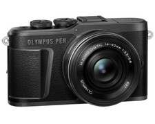 Olympus PEN E-PL10 16.1MP Mirrorless Digital Camera - Black M.Zuiko Digital ED