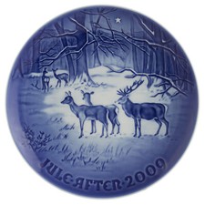 ROYAL COPENHAGEN BING&GRONDAHL PIATTO DI NATALE 2009 ORIGINALE PORCELLANA PRIMA 