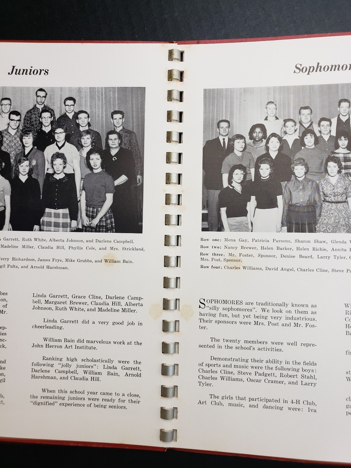 1961 knightstown Indiana IN Morton Memorial High School Yearbook