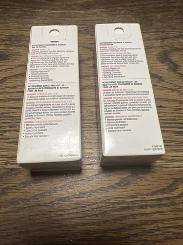 2 New Physician's Formula Refreshmint Cucumber & Bamboo Eye De-Puffer #PF10567 - Picture 2 of 2
