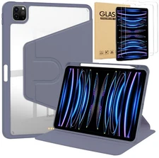 Rotating Stand Case for iPad Pro 12.9-Inch (6th/5th Generation, 2022/2021 Model)