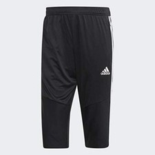 Adidas Boys Large 3-Stripes Shorts Black / White Tiro 23 League 3/4 Pant