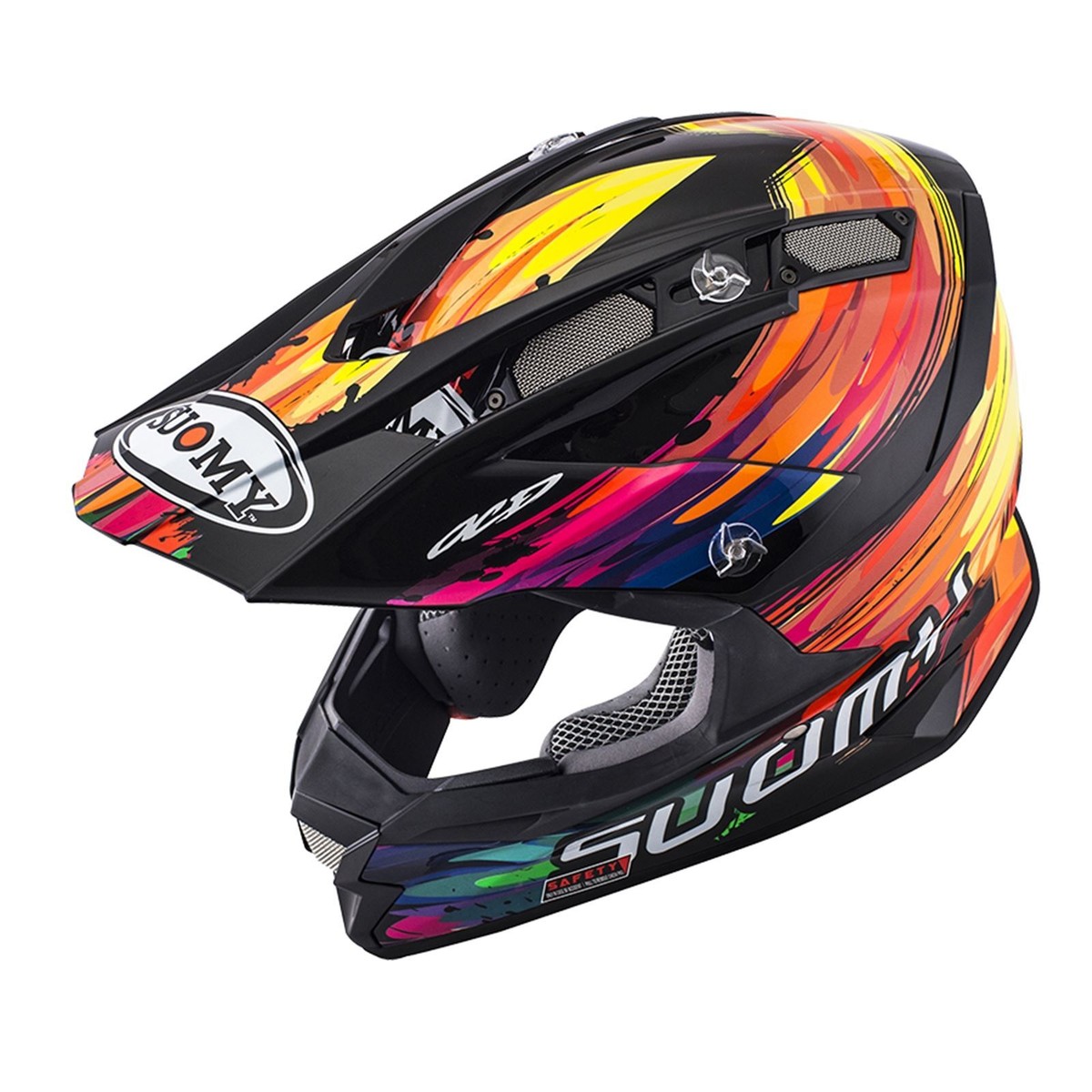 Suomy Alpha MX Helmet Torched Motocross Off-Road Enduro Quad ATV