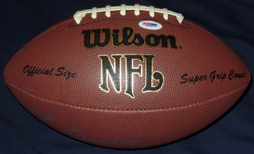 RON JAWORSKI SIGNED AUTO'D FOOTBALL PSA/DNA COA PHILADELPHIA EAGLES JAWS NFL - Picture 2 of 4