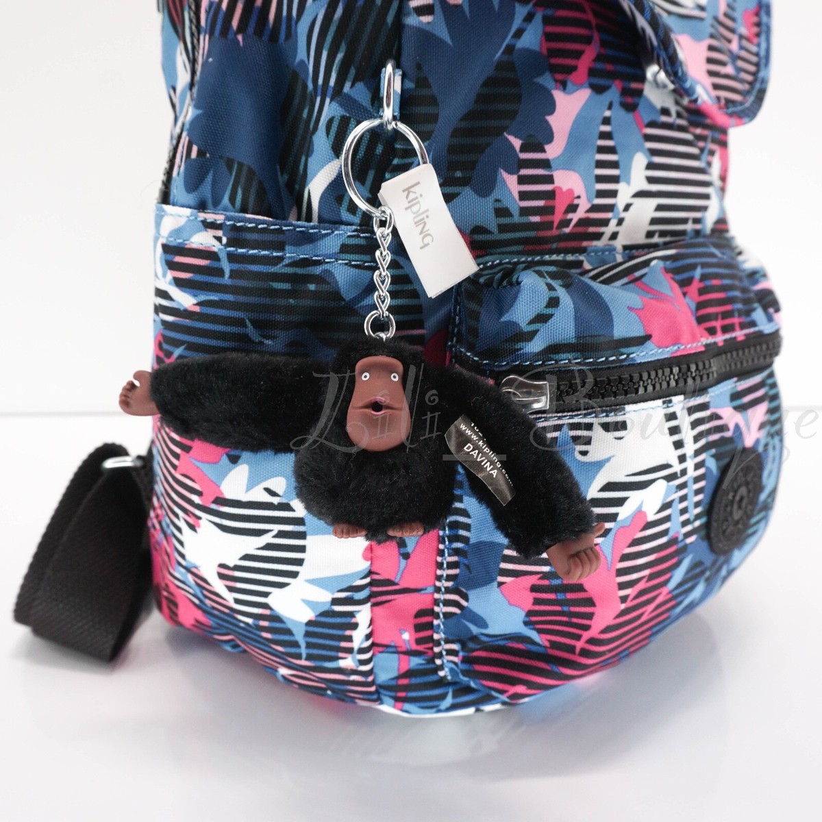 NWT Kipling KI2420 Ezra Small Backpack Travel Bag Polyester Brilliant Blossoms KPKI46084SA_1.jpg?v=1750316316 main image 3