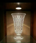 Vintage WATERFORD Crystal 14” Heavy Footed Centerpiece Vase Amazing!