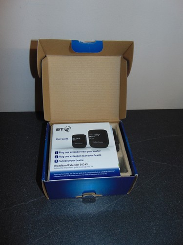 BT Broadband Extender Flex 500 Kit Powerline Adapters - Twin Pack Black - Photo 6/16