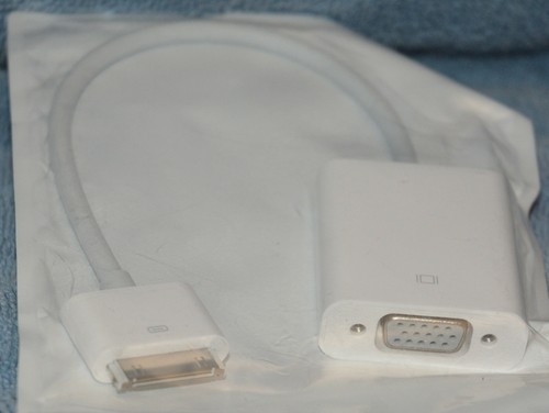 Apple Ipad Dock Connector for VGA Adapter MC552ZM/B 30-pin A1368 - 第 2/3 張圖片