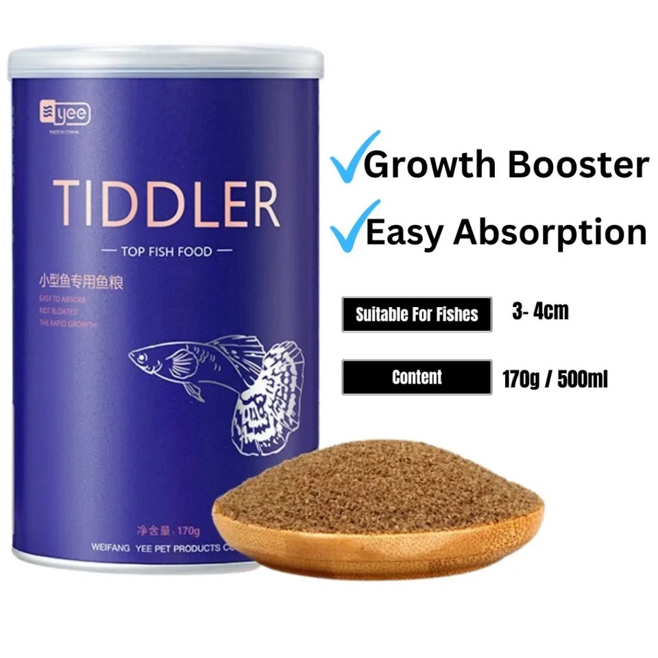 Alimento para peces pequeños de acuario para peces pequeños Guppies Bettas Tetras Foto 2 de 4