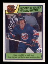 1983-84 O-PEE-CHEE HOCKEY #210 MIKE BOSSY RECORD BREAKER NEW YORK ISLANDERS