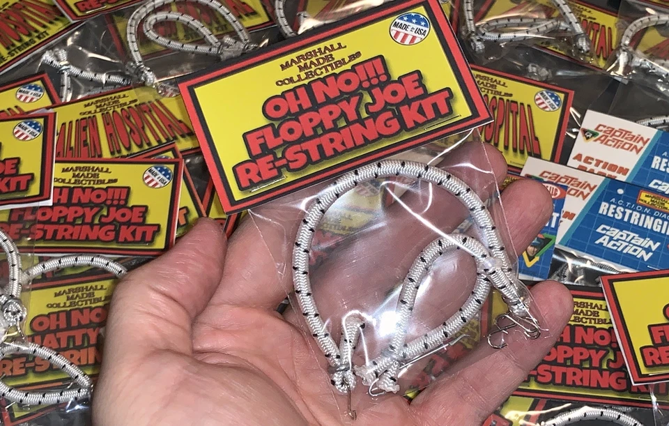 (25 GROUP LOT) Oh No!!! Floppy Joe Re-String Kits Restring GI JOE ACTION MAN - Image 2 of 4