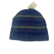 Beanie Cap Blue /gray One Size fits