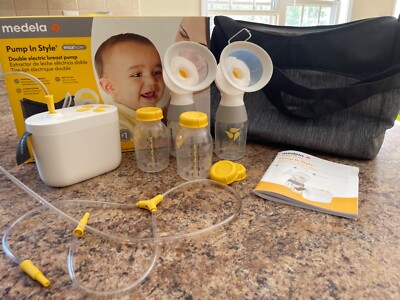 Medela pump in style, dubble electric, breast pump, never used, white 