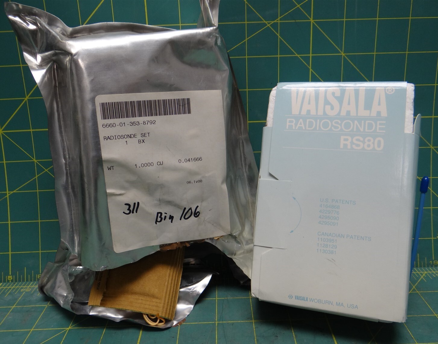 Box of 10 Vaisala Radiosonde Set RS8015F NSN 6660013538792 for sale