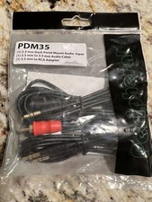 iSimple - Dash-Mount Audio Input Kit - Black/Red/White