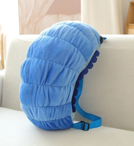 Wassermelone Wurm Rucksack 15,5 Zoll Kissen Stofftier Plüschtiere Puppe Kinder Geschenke - Bild 2 von 19