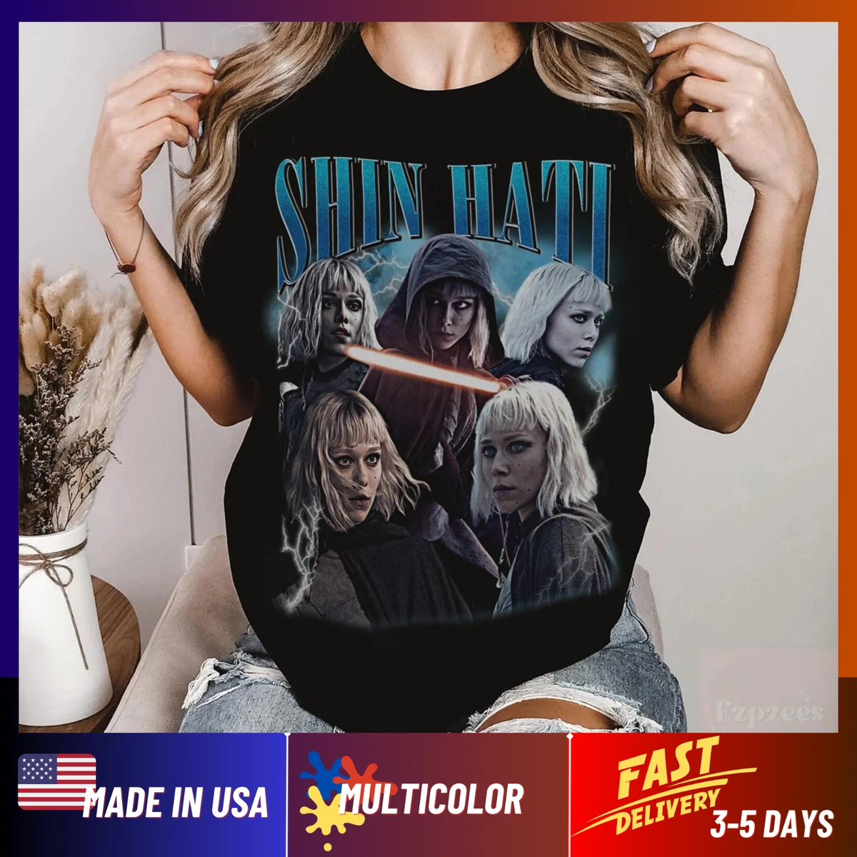 Shin Hati T-Shirt, Short Sleeve Homage Unisex T-Shirt, Full Size