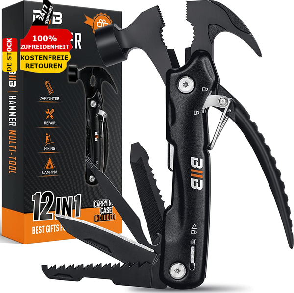 🔨 Geschenke Gadgets FüR MäNner 12 In 1 Multitool Camping ZubehöR Survival Kit-image