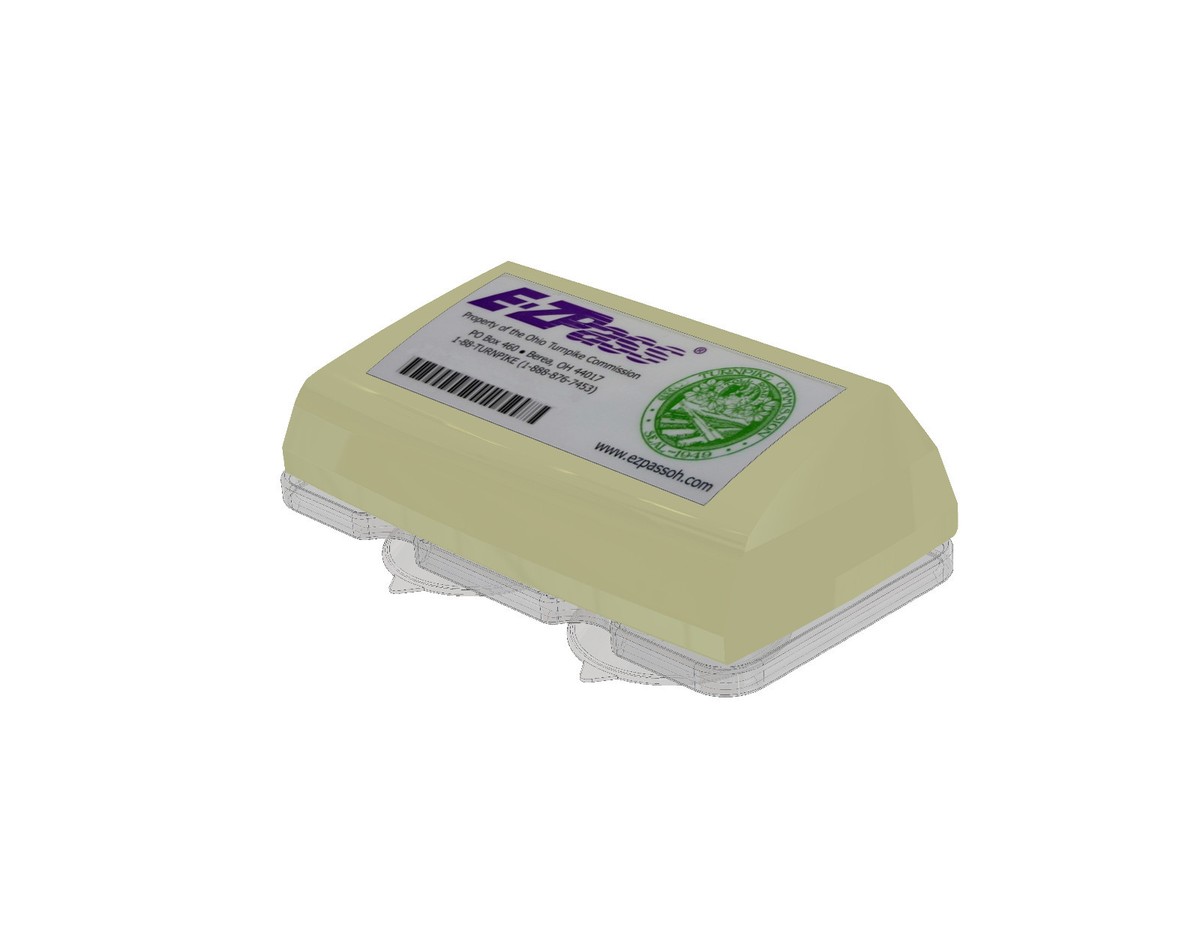 Soporte De Ventosa EZ Pass-Mate™ Negro – Válido Para Etiquetas ZPass E I-Pass, Pegado Al Parabrisas