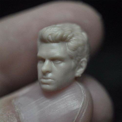 1/18 Scale Spider Man Andrew Garfield Head Sculpt Unpainted Fit 3.75" Figure - Picture 2 of 2
