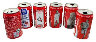 COCA COLA CANS 1994 USA World Cup 6 CANS from GERMANY, BELGIUM