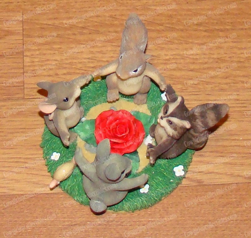 Fitz & Floyd, Charming Tails, RING AROUND THE ROSES (97/15) 1999 Members Only