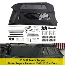 6ft Soft Truck Topper Fit For Toyota Tacoma 2005-2015 4-door Ca