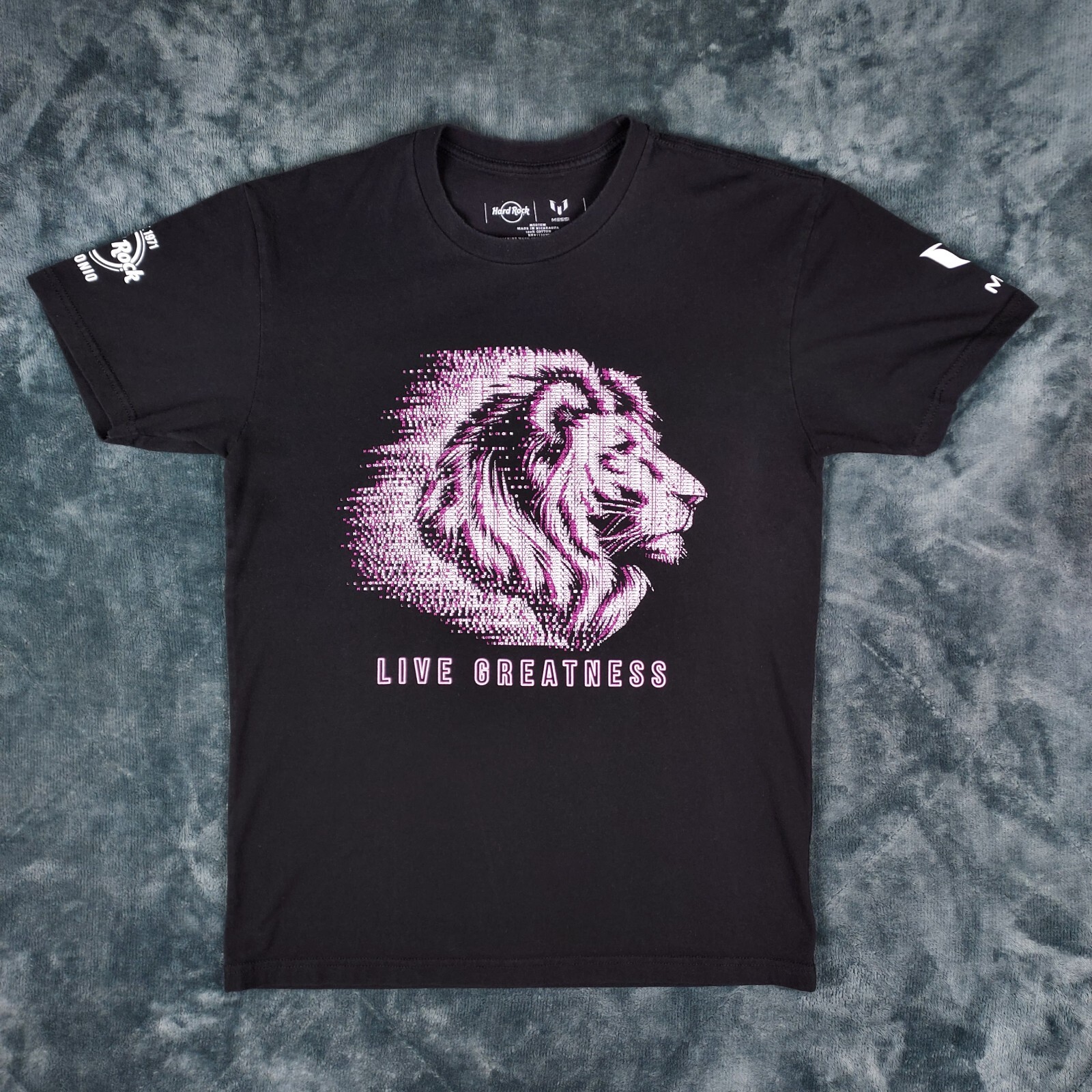 Sweat à Capuche Hard Rock X Lionel Messi - Bleu Marine Taille S - Occasion Excellent état