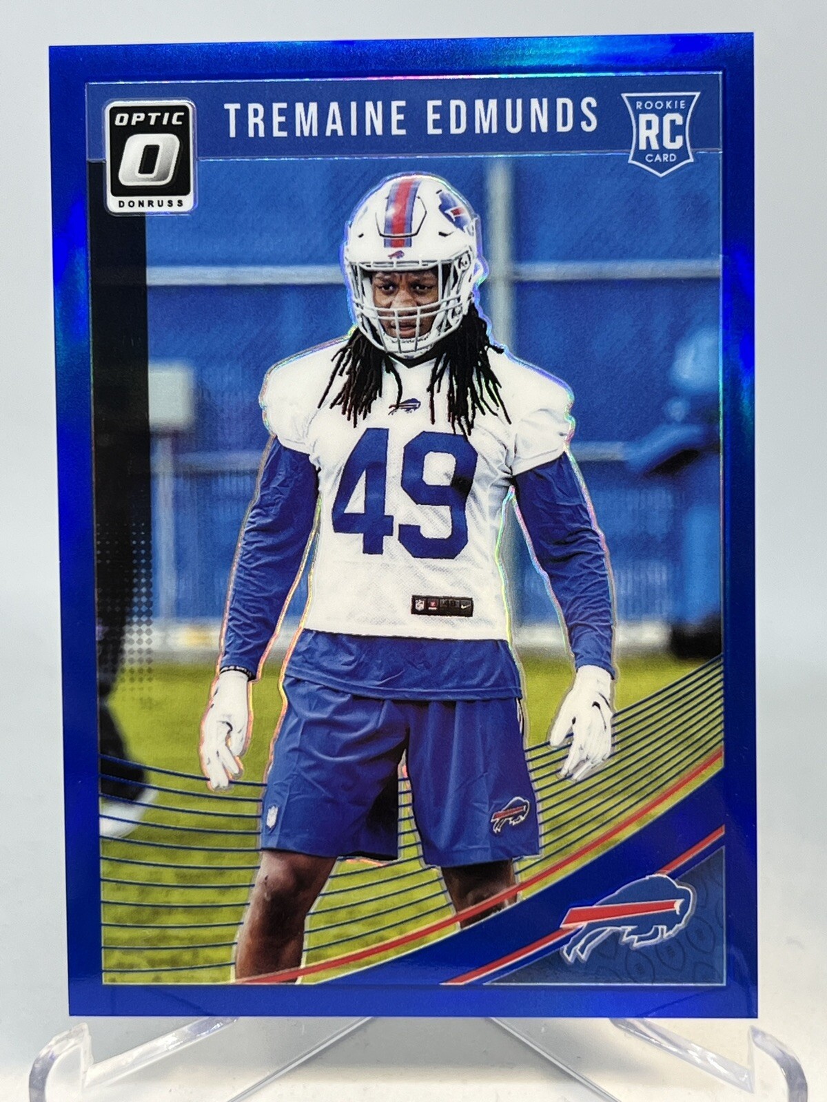 2018 Donruss Optic Rookies Blue /149 Tremaine Edmunds #107 Rookie RC