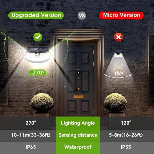 Durable Solar LED Step Lights - Motion Sensor, Remote Control, 4-Pack - Picture 7 of 8