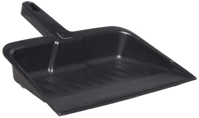 Rubbermaid Commercial Products 12.25, Heavy-Duty Dust Pan, Durable Plastic, Char