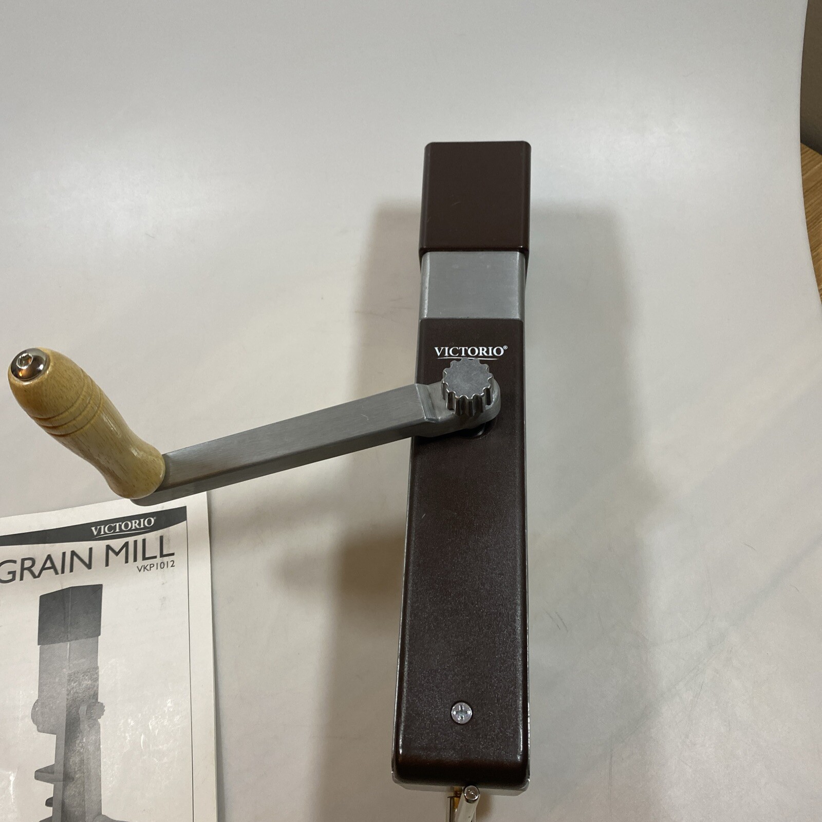 Victorio VKP1012 Hand Crank Grain Mill W/Clamp Base Grind Wheat Rice