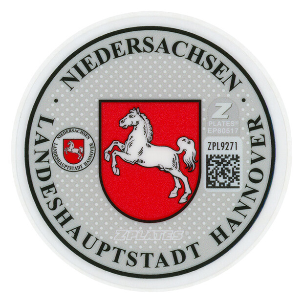BD Hannover エンブレム Hannover - Hanover German License Plate Registration Seal