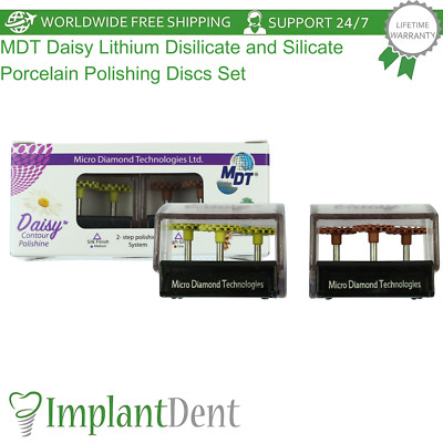 MDT Daisy L!thium Dis!licate & Sil!cate Porcelain Polishing Ø14x1.6mm Discs Set