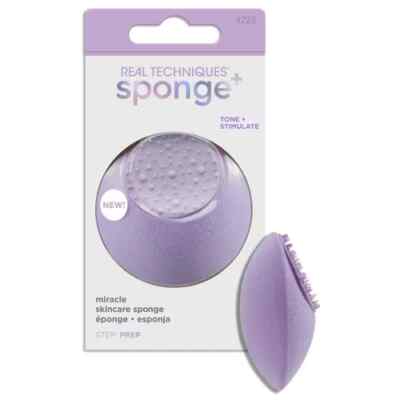 2 REAL TECHNIQUES Miracle Skincare Sponge Tone & Stimulate,  Both New in Boxes.