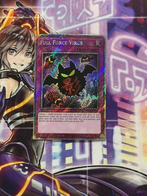 Yugioh Full Force Virus Platinum Secret Rare RA03