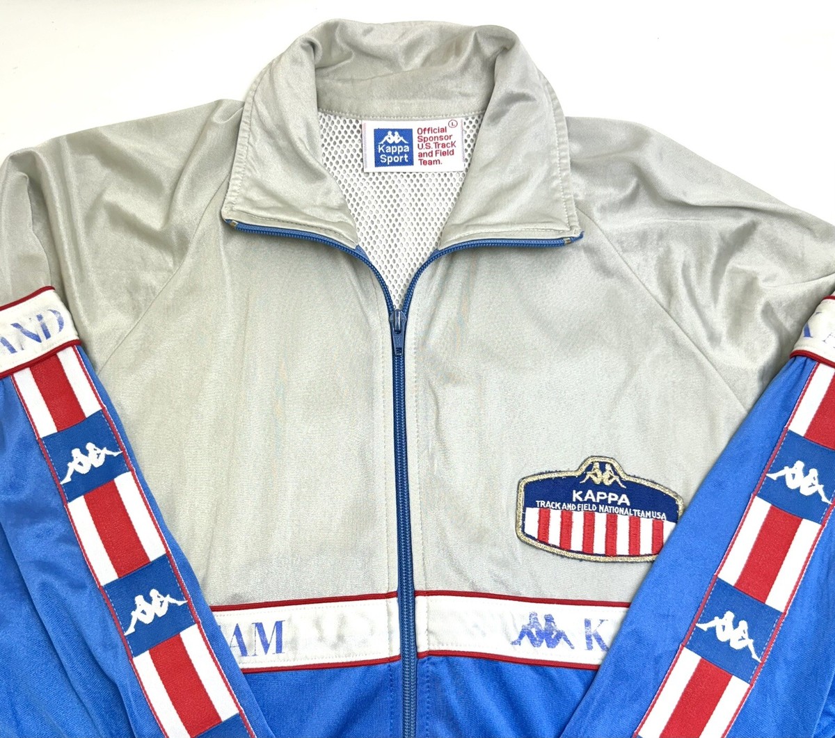 VINTAGE TEAM USA 1984 KAPPA ATHLETICS TRACK n FIELD JACKET