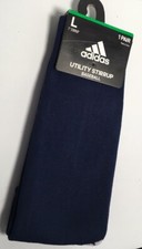 ADIDAS STIRRUP UTILITY BASEBALL SOCKS NAVY BLUE Size Large 1 Pair NWT